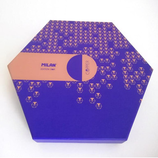 Caixa Oferta Hexag.Copper Lilás 8740 Milan