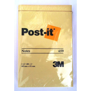 Bloco Post-it 102x152-refª659-Amarelo