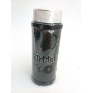 Bottle c/ 95grs Glitter Black 09-10125