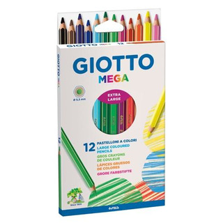 Lápis de Cor Giotto Mega cx c/ 12