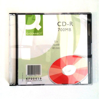 CD-R Q-Connet 700MB 80Min52x Caixa Slim