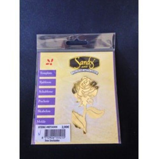 Stencil Metálico Flor -Rosa 40030pªAreia