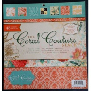Sheet Paper Scrap Coral Couture 203