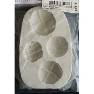 Molde Silic 8,5cm 4Pães MDP002