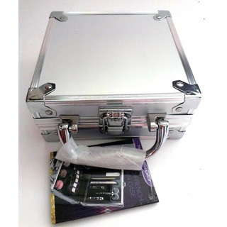 Mala Metal 14x14x6cm Manicure Unha Franc