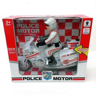 Mota Fricção Policia Luz e Som JD41549