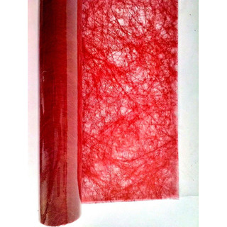 Red Natpak Teia Fabric 70cm Largo
