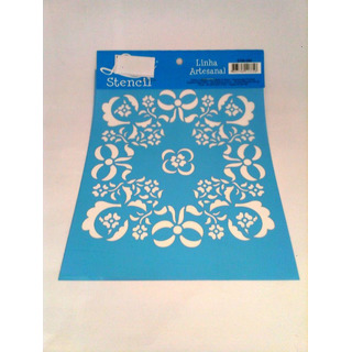 Stencil Laços Litoarte 17x21cm STM040