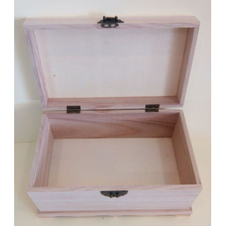 Wooden Box 31x21x14cm w/ Clasp 87508A