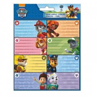 Folha Adesiva c/ 16 Etiquetas PAW Patrol AST8604