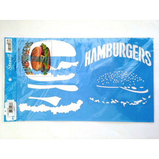 Stencil 21x34,4cm Sobreposiç Hamb St266