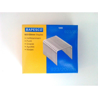 Rapesco Staples 923/ 20mm cx c/ 4000 Galv