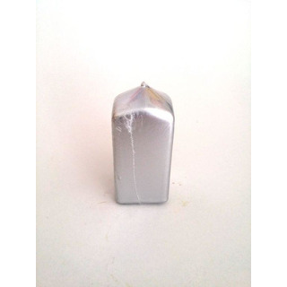Silver Pillar Candle 8.5x4cm 9A-007240