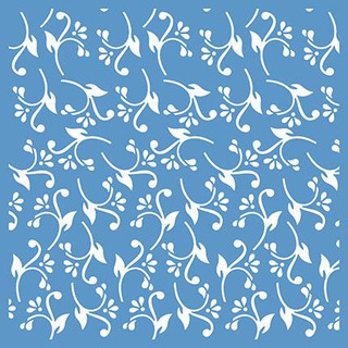 Stencil 20x20cm Flowers STXX-004 Litoarte