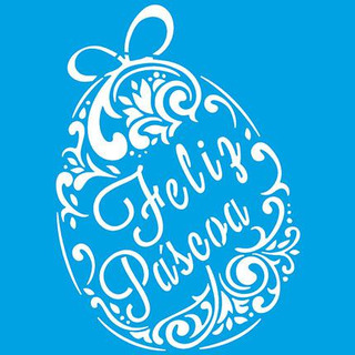 Stencil 20x20cm Ovo da Páscoa STXX-056