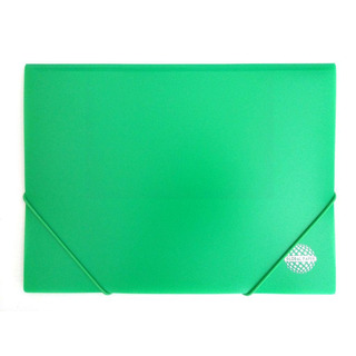 Capa A4 Plast c/ Elast Verde Global Paper