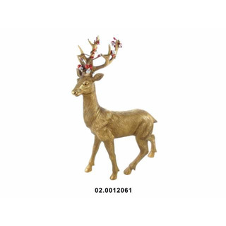 Deer Marfin.Cor Bronze 48x32cm c/ Ped.Natal 02-12061