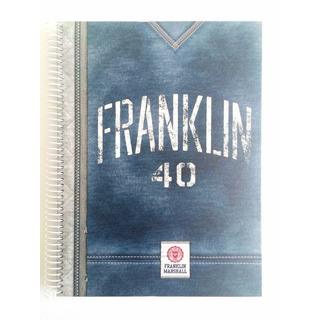 Caderno A4 Azul Xadr Franklin CDura 120f