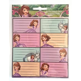 Etiquetas Esc Conj 2 Folh Princesa SOFIA