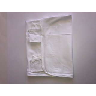 Tapa Sol Malha Branco p/ OVO Babycoque c/ Viés