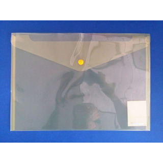 Envelope A4 Plast Transp C/ Botão Sortido