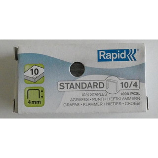 Agrafes Rapid Blue 10/ 4 cx c/ 1000 Standa