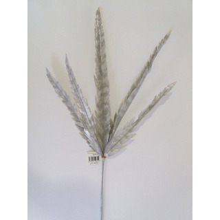 Silver Feather Leaf Twig 04-5851