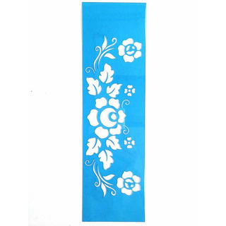 Stencil Flowers 8.4x28.5cm STE220
