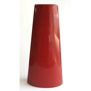 Jarra 40cm Vermelha Cerâmica Trapézio