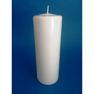 Candle Cilind Ivory 19.5x7cm 9-21091