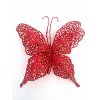 Red Butterfly Glitter/ Spring 10-4145