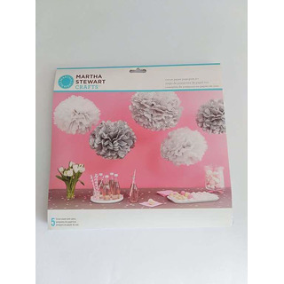 Silver Pom-Pom Paper Kit 20202