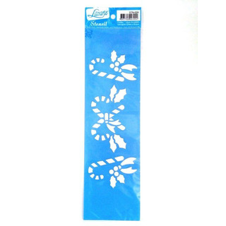 Stencil 8,4x28,6cm Laço Natal STN-024