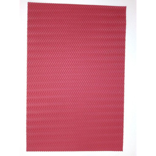 EVA Sheet 60x40cm Red Waves 3mm