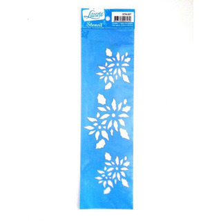 Stencil Christmas 8.4x28.5cm-Flowers STN-007