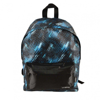 Pattern Inverse Backpack 43x29x11cm Blue/ Black