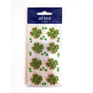 Stiker with 8 4-Leaf Clovers 185600-150