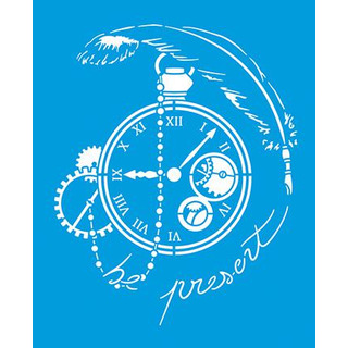 Stencil 17x21cm Relógio Despertador STM-644