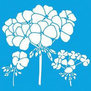 Stencil 20x20cm Ramo de Flores STXX035