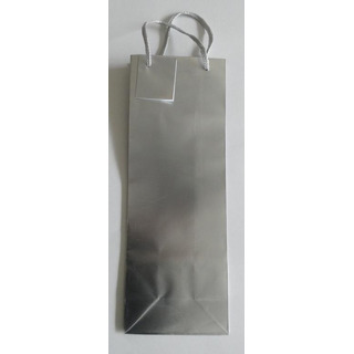 Bag Pape. Silver Metal Mate for Bottle 130x360x85