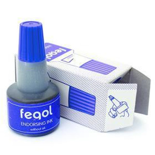 Blue Stamp Ink 30ml Fegol