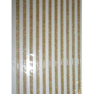 Stiker Gold Glitter 23x10-3D-8182900