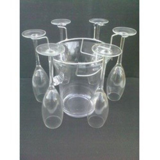 Conjunto c/ 6 Flutes Frapé de Vidro-2500