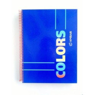 Caderno A4-c/ esp.xadr.120fls-colors