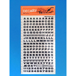 Letras DECADRY Refª 3 - 5mm