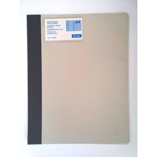 Capa plast.Beje c/ ferrg.A4 ref.3420