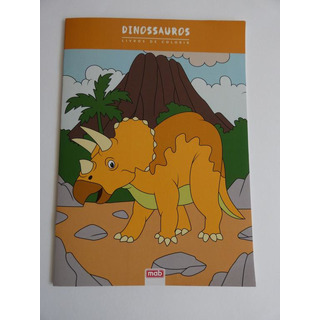 Livro pª Colorir- Dinossauro Amarelo MABLP17