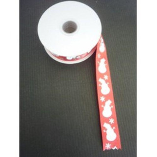 Satin Worm Tape with Bonec Snow 23mm 11710