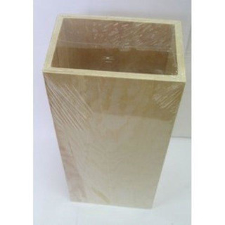 Wooden Rect Jar 35x15x10cm 64338