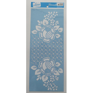 Stencil Large Flowers with Grades STG-046-17x42cm